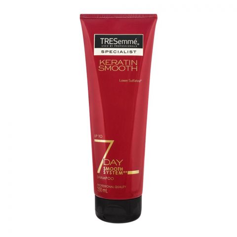 Tresemme Specialist Keratin Smooth, Upto 7 Day Smooth System Shampoo, 250ml