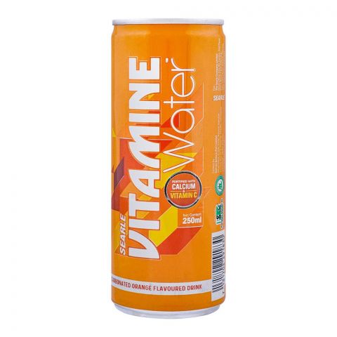 Vitamin Water Carbonated Orange Drink Can, 250ml