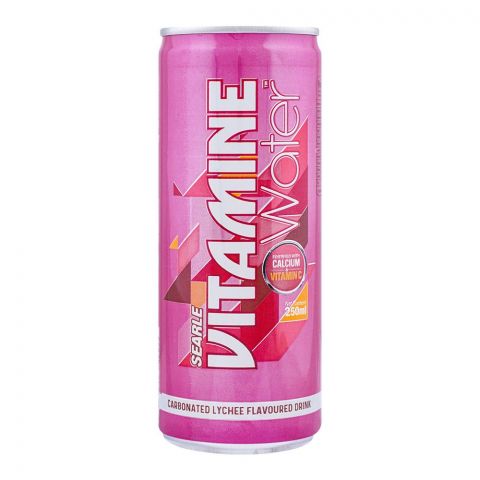 Vitamin Water Carbonated Lychee Drink Can, 250ml