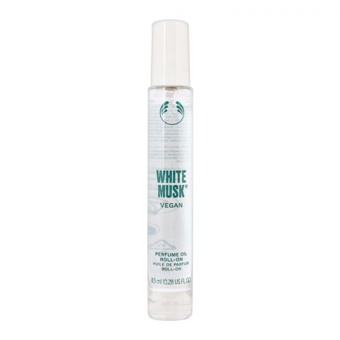 The Body Shop White Musk Vegan Perfume Oil Roll-On, 8.5ml