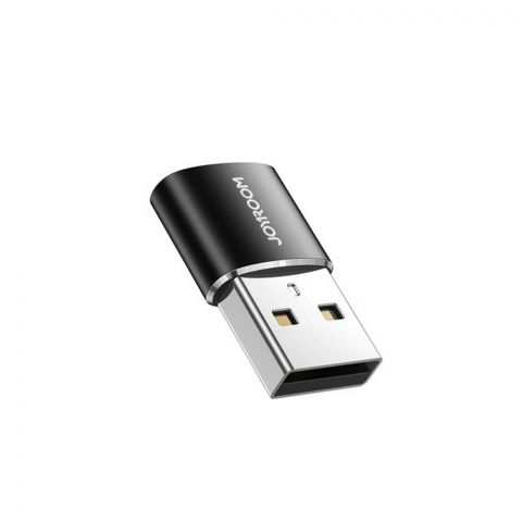 Joyroom USB Male To Type-C Female Adapter, Black, S-H152