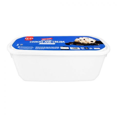 Wall's Cornetto Cookies & Cream Frozen Dessert, 4.5 Liters