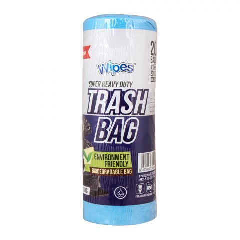 Wipes Trash Bags Kitchen 20x30 Inches, 20-Pack