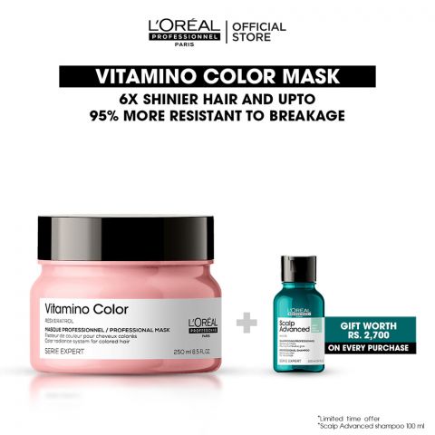 L'Oreal Professionnel Serie Expert Resveratrol Vitamino Color Hair Mask, 250ml