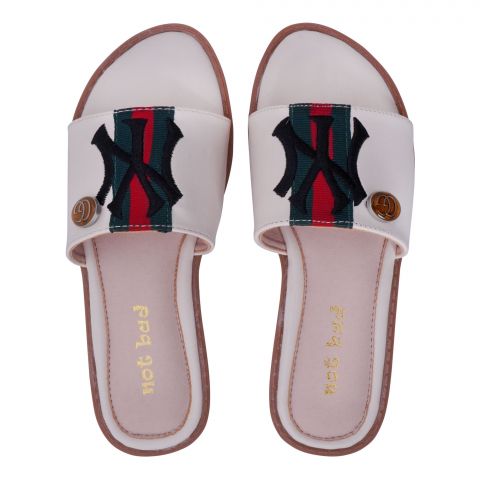 Kid's Slippers, For Girls, Apricot AK-25
