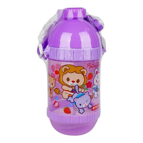 Lion Star Plastic Sonic Water Bottle, 650ml, Purple, N-65