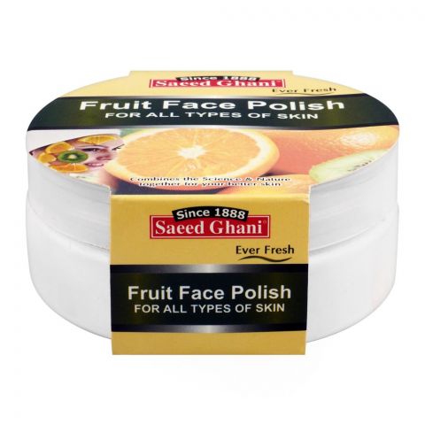 Saeed Ghani Fruit Face Polish, All Skin Types, 180g