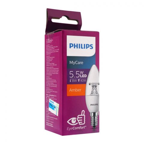 Philips Mycare LED, 5.5W E14, Amber