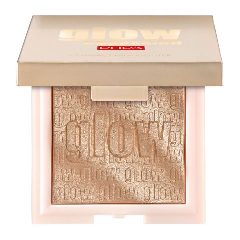 Pupa Milano Glow Obsession Compact Highlighter, 002 Rose Gold
