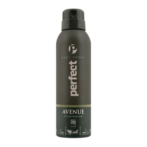 Perfect For Him Avenue Perfume Deodorant Body Spray, For Men, 200ml