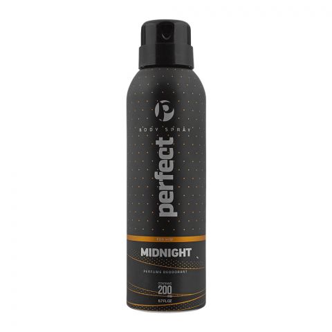 Perfect For Him Midnight Perfume Deodorant Body Spray, For Men 200ml