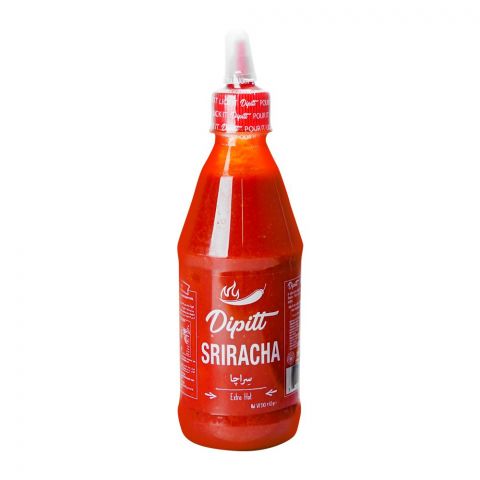 Dipitt Sriracha Extra Hot Sauce, 510g