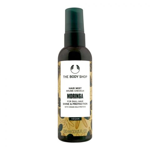 The Body Shop Moringa Shine & Protection Vegan Hair Mist, For Dull Hair, 100ml