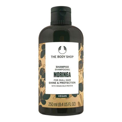 The Body Shop Moringa Shine & Protection Vegan Shampoo, For Dull Hair, 250ml