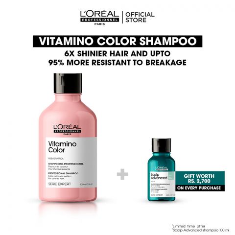 L'Oreal Professionnel Serie Expert Resveratrol Vitamino Color Professional Shampoo, 300ml