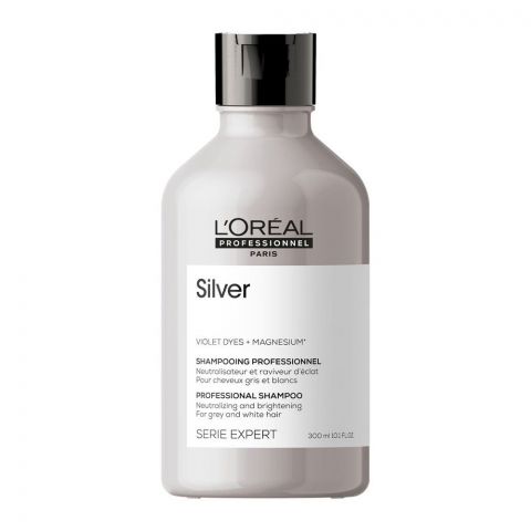 L'Oreal Professionnel Serie Expert Violet Dyes+Magnesium Silver Shampoo, 300ml