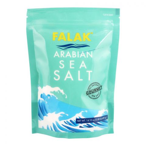 Falak Arabian Sea Salt, 400g, Pouch