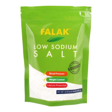 Falak Low Sodium Salt, 400g, Pouch