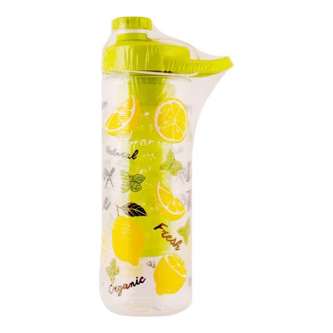 Herevin Detox Time Lemon Water Bottle, 0.65Ltr, Yellow #161568-001