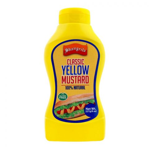 Shangrila Classic Yellow Mustard Sauce, 227g