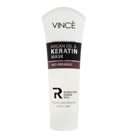 Vince Anti-Breakage Argan Oil & Keratin Hair Mask, 200ml