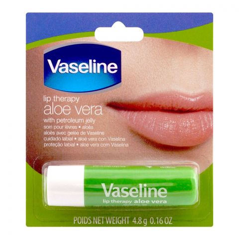 Vaseline Aloe Vera Lip Therapy Lip Balm, 4.8g