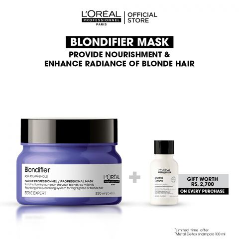 L'Oreal Professionnel Serie Expert Blondifier Acai Polyphenols Professional Hair Mask 250ml