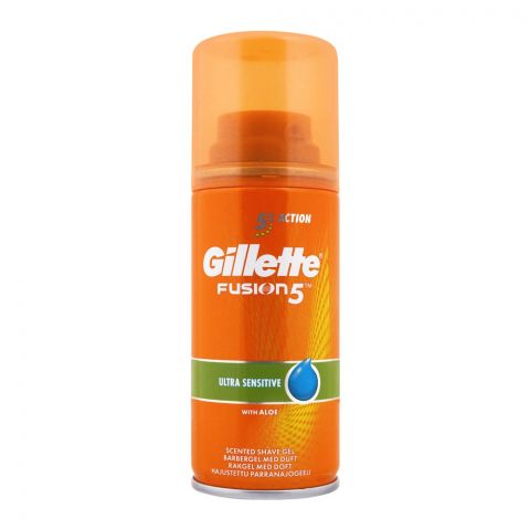 Gillette Fusion 5 Ultra Sensitive Scented Shave Gel, 75ml