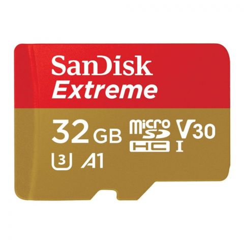 Sandisk Extreme MicroSDHC UHS-I Memory Card, 100MB/s, 32GB