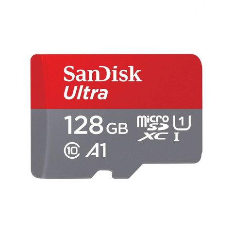Sandisk Ultra 128GB Micro SDXC Card, UHS-1, 120 MB/s, A1