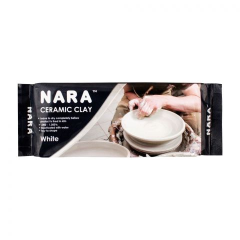 Nara Air Ceramic Clay, White, 500g, CRM-500/W