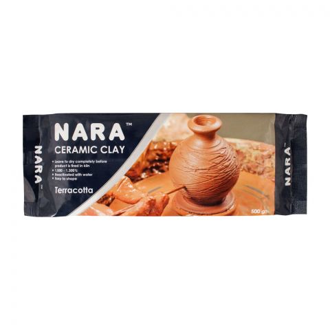 Nara Air Ceramic Clay, Terracotta, 500g, CRM-500/T