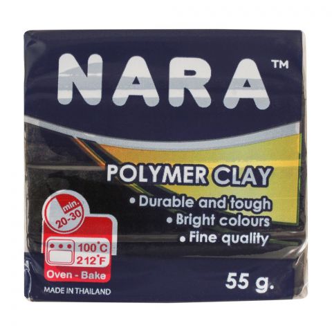 Nara Polymer Clay, Black, 55g