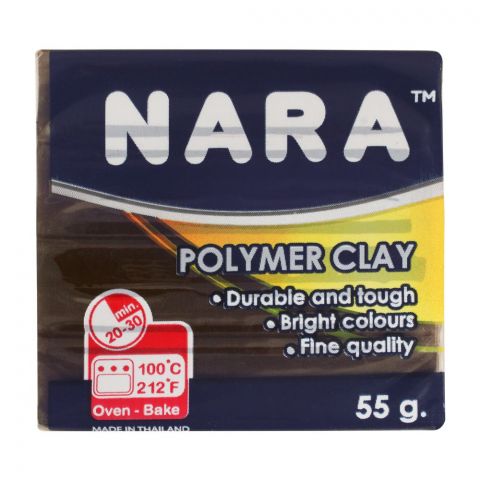 Nara Polymer Clay, Soot Brown, 55g
