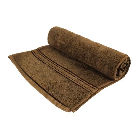 Cotton Tree Combed Cotton Face Towel, 40x60 Inches, Medium Brown