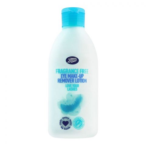 Boots Fragrance Free Eye Make-Up Remover Lotion, 150ml