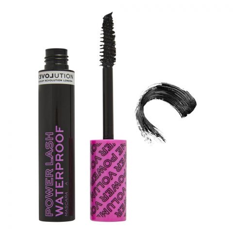Makeup Revolution Power Lash Waterproof Mascara Black