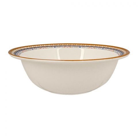 Sky Melamine Bowl, Golden, 9 Inches, Elegant Design, Durable Tableware