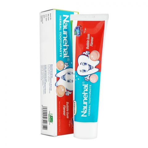 Hamdard Naunehal Bubble Gum Herbal Toothpaste, 70g