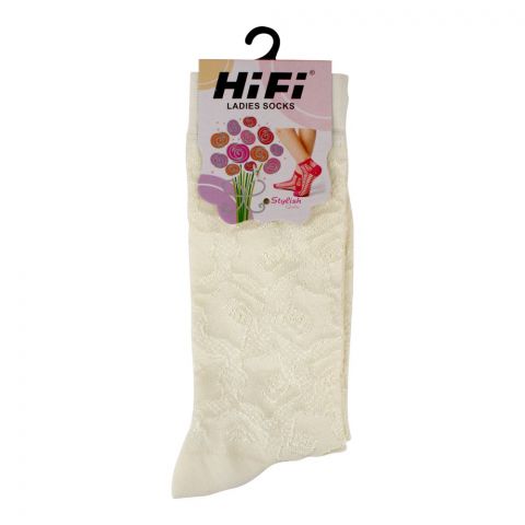 Hifi Ladies Socks, Off White