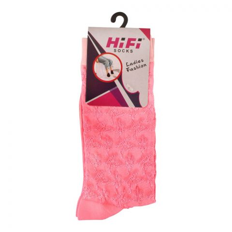 Hifi Ladies Socks, Pink