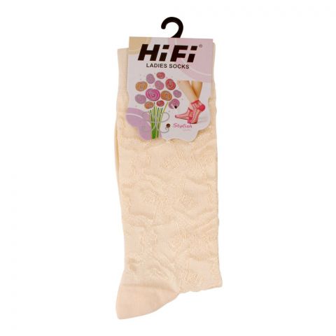 Hifi Ladies Socks, Peach