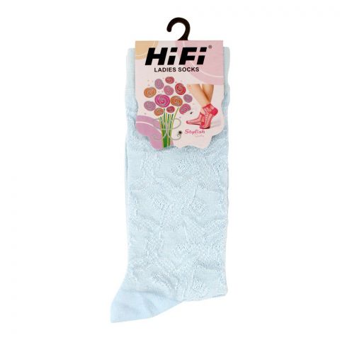 Hifi Ladies Socks, Sky Blue
