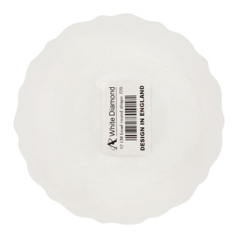 White Diamond Small Bowl, 5 Inches, No. 136