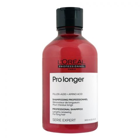 L'Oreal Serie Expert Filler - A100 + Amino Acid Pro Longer Professional Shampoo, 300ml