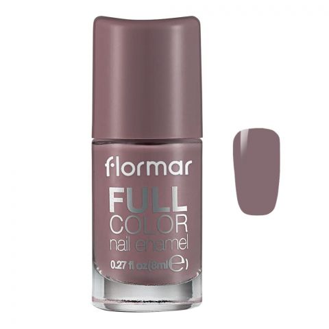Flormar Full Color Nail Enamel, FC74 Greige, 8ml