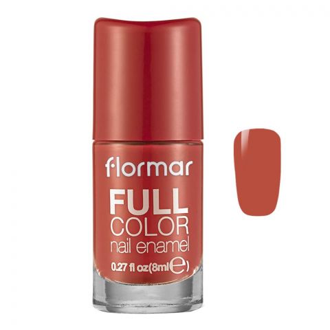 Flormar Full Color Nail Enamel, FC78 Lovely Coral, 8ml