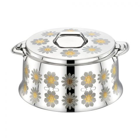 Arshia Stainless Steel Belly Hotpot, 3500ml, HP118-2734