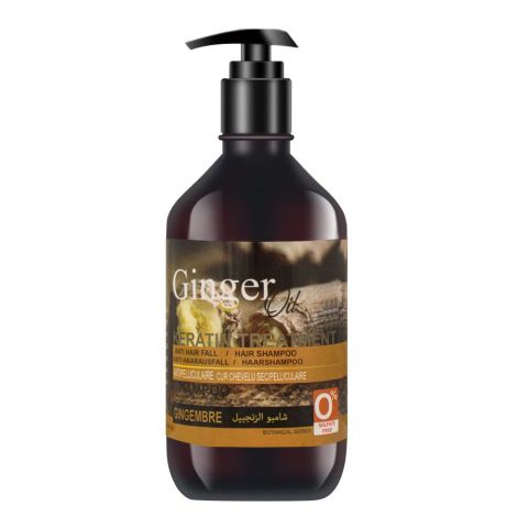 Muicin Ginger Oil Keratin Treatment Anti Hair Fall Shampoo, 500ml