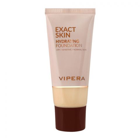 Vipera Exact Skin Hydrating Foundation Dry/Sensitive/Normal Skin, 02 Ivory